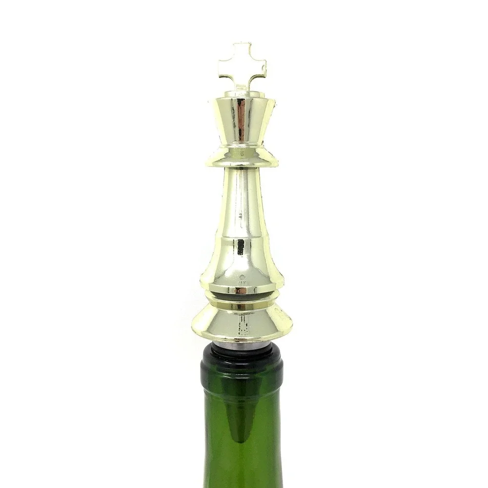 Handmade Bottle Stopper made from Repurposed Chess Trophy